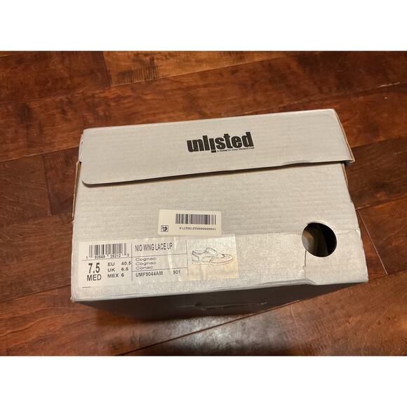 Kenneth Cole NWT Unlisted Men's Brown Nio Wing Lace Up Sz 7 - Picture 4 of 10